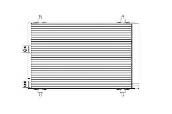 PEUGEOT 9645964780A Condenser, air conditioning